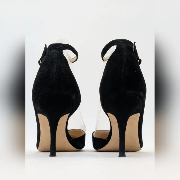 Ivanka Trump Britta D'Orsay Leather Black Women's Suede 3" Heel Size 8.5M /1W-9A - Picture 11 of 17